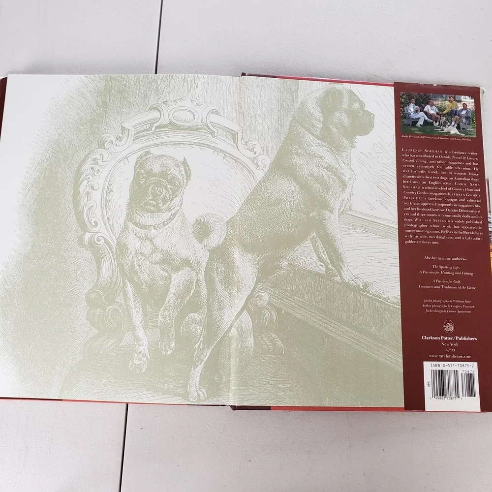 Living with Dogs Laurence Sheehan Hardcover 1st Ed 1999 Dog Photography Book